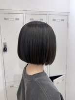 アッシュ 下北沢店(Ash) オリーブブラウン×前下がりボブ