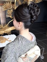 ケファ(Kepa)&nbsp;着物ヘア 高めアップスタイル