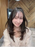ナチュラルな髪質髪質縮毛矯正×レイヤーカット