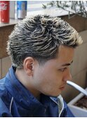 テーパーフェードカットセンターパートシェービング吉祥寺理容室
