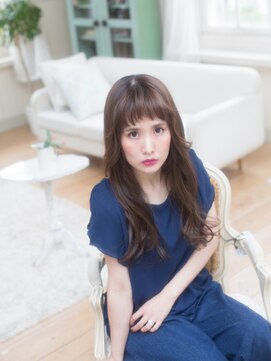 ヘアー＆メイク ルナルナ 明和店　HAIR＆MAKE LUNA LUNA 大人可愛いショートバングロング