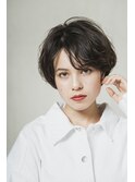 毛先パーマニュアンスショート