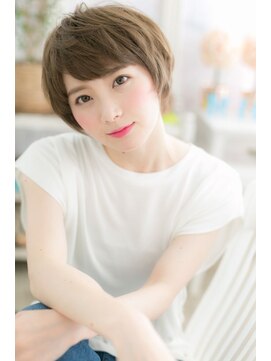 ミック ヘアアンドメイク アップ 駒込店(miq Hair&Make up) ラブフェミニン♪シースルーカラーエアリーウルフショート