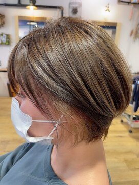 ノア 北浦和店(Noa) ルクティーベージュ/ショートボブ/ショート/カット＋カラー