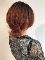 リンクバイアーバン(link by urban.)&nbsp;【URBAN.】トレンドのオレンジカラーandショートウルフ＊堀場