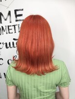ヘアーデザインルアナ(Hair design Luana.) ブリーチカラーオレンジ