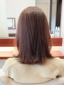 マーリャヘアー(mallia hair) ピンクベージュカラー