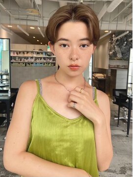 ゲーム 吉祥寺店(GAME) インナーカラー/ダブルカラー/ミルクティーベージュ/ボブ