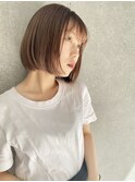 ミニボブ/インナーカラー/髪質改善/二子玉川