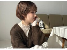 前髪から流れるショートがトレンドです☆［インナーカラー/ショート/ブリーチ/ボブ/縮毛矯正/ハイライト］