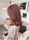 10代20代30代ピンクベージュダブルカラーケアブリーチ