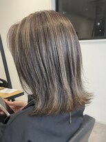 アドラーブル 松崎店(adorable) 20代30代40代韓国ヘアハイライト透け感カラーくびれミディ