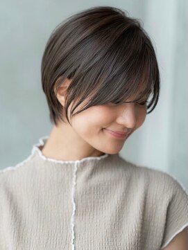 イオ 本厚木(io) グレージュカラーショートフルバンク似合わせカットイメチェン