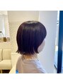 トータルビューティー クレド(TOTAL BEAUTY Credo byHAIR TIME)&nbsp;顔周りはレイヤーを入れてセットしやすく！後ろはパツっとボブ！