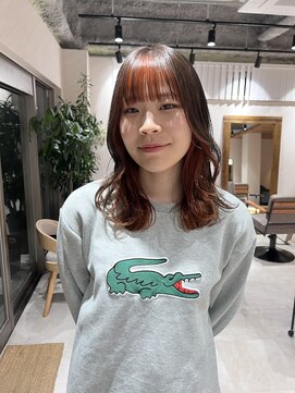 アドア 横浜(ADORE) 【ADORE横浜】インナーカラー×オレンジカラー