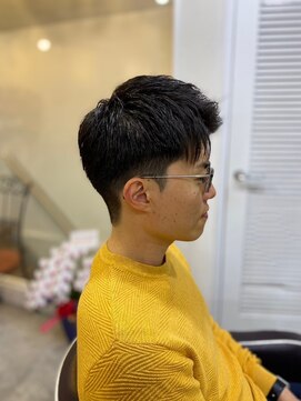 ソイクフ 四条大宮店(SOY-KUFU) 【soy-kufu】MEN'S HAIRアッシュブラックカルマパーマ