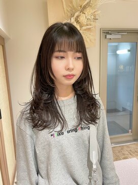 クーナバイトマト 横浜(Cuna by TOMTO) 【YUYA】ミディアムレイヤー_レイヤーカット_大人レイヤー