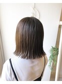 ぷつっとボブ×髪質改善カラー
