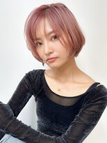 ロンドエニカ 大宮(Lond enika)&nbsp;前髪カタログアンブレラカラーこなれミディウェーブパーマ大宮