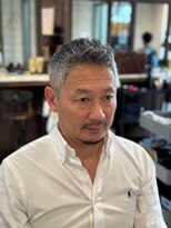 ザマンリバレッジニューヨーク(THE MAN LeverageNewYork)&nbsp;大人外国人風メンズショートフェード：尾上　ゆうき