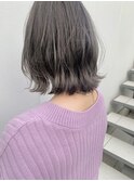 ◎ボブ似合わせカットウェーブミディアムメルティーカラー