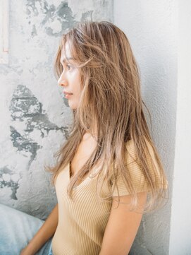 アメリエギャルソン 武蔵浦和店(amelie et garcon) ハイトーンゆるロングスタイル ［amelie 武蔵浦和］