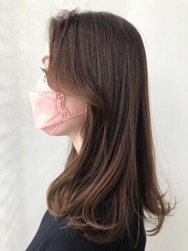 ジーナ 船橋(Zina) 髪質改善＊ロングレイヤーグレーベージュ＊美髪【Zina船橋】