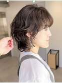 【くせ毛カット】ショートウルフヘア