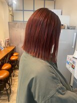 ネウィ 八王子(newi)&nbsp;大人かわいい艶々オレンジブラウンカラー