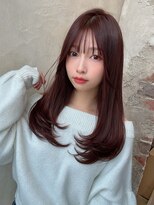 アフロート ルヴア(AFLOAT RUVUA)&nbsp;20代30代大人かわいいセミロングヘア★レイヤーカット