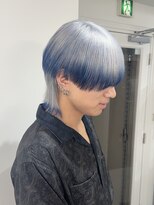 メンズペレ 渋谷(MEN'S PELE)&nbsp;MEN’S HAIR/ブルーブラック/フェザーパーマ/渋谷