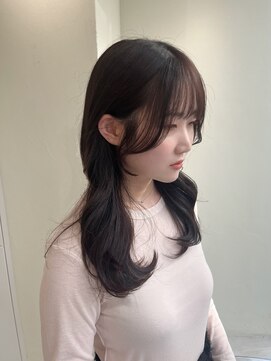 ジーナ 難波(Zina) 韓国風巻き×顔周りカット