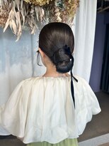 アミー 銀座(Ammy)&nbsp;結婚式ヘアセット♪yu #お呼ばれヘア#ヘアセット#ヘアアレンジ