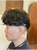サイドパート2ブロックフェード