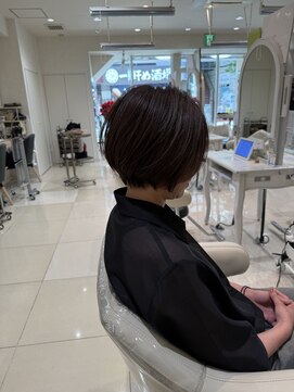 クレア 上大岡(CREA) 白髪ぼかしハイライト縮毛矯正ダブルカラー髪質改善30代40代50代