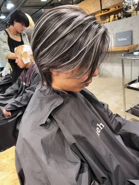 ネハス ナガオカ(nehus.nagaoka) バレイヤージュ/スペインカール//フェザーパーマ/