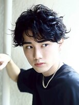 Men's salon Dahlia 恵比寿 メンズカット/メンズパーマ/ダウンパーマ/ブリーチ/カラー&nbsp;恵比寿メンズ強めカールスパイラルパーマ