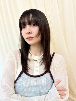 スイ(.SUI)の写真/顔の形に合わせた骨格補正カットで小顔＆トレンドをプラス。カジュアル～モテ可愛まで幅広くご対応します◎