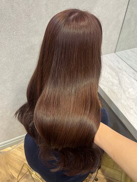 ロンド フィーユ(Lond fille) ミディアムレイヤーカット/髪質改善/顔周り/ 銀座 ■