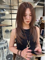 シスター 国分寺(sister)&nbsp;大人気チョコレートブラウンレイヤーカット立川国分寺韓国ヘア