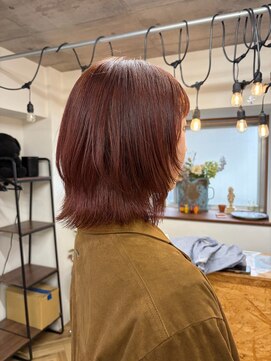 シー(see) レイヤーカット*オレンジブラウン