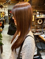 アンティカザサロン(antiqua THE SALON)&nbsp;髪質改善 顔周りカット 艶髪 20代 顔周りカット　レイヤー