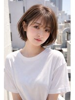 ワゴンバイアフロート(Wagon by afloat) ボブ×20代30代×ナチュラルボブ×チョコレートブラウン×池袋