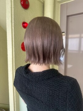 ローレン(LOREN) 透明感髪質改善ベージュダブルカラーミルクティーグレージュ