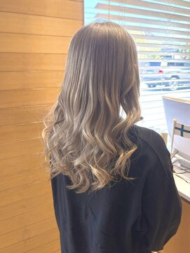 オーガニックエコ 川越(organic+eco) 海外ガール風ミルクティーグレージュ