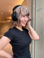 ユルク(JURK nagoya)&nbsp;栄/ダークパープル/ナチュラルショート/ミルクブラウン/夏