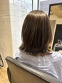 ハナビ(Hanabi)&nbsp;くびれボブと透明感オリーブカラー髪質改善美髪カラー