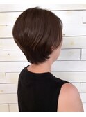 小顔ナチュラルショートボブ