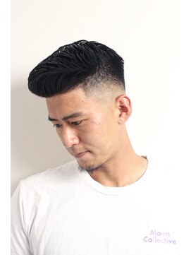 メリケンバーバーショップ フクオカ(MERICAN BARBERSHOP FUK) クラウドマッシュテクノセミウェットワイルドツーブロック85