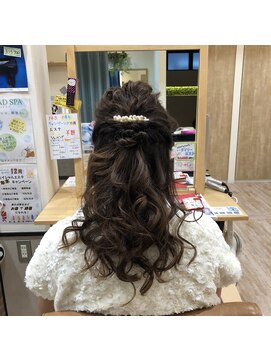 ビューティーパーク ヒロミ(Beauty Park 163) ロングのハーフアップセット